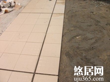 鋪貼地磚需提前規劃